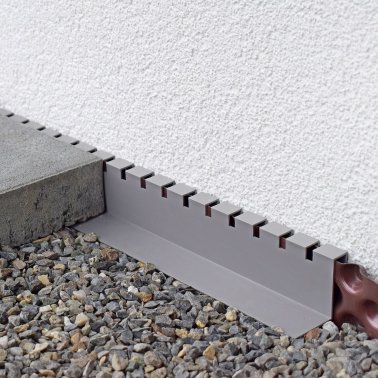 Disto® spacer profile for facade connection, grey