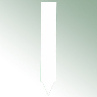 Stick Labels 10x1,6cm white, unprinted No./pack = 500 pieces