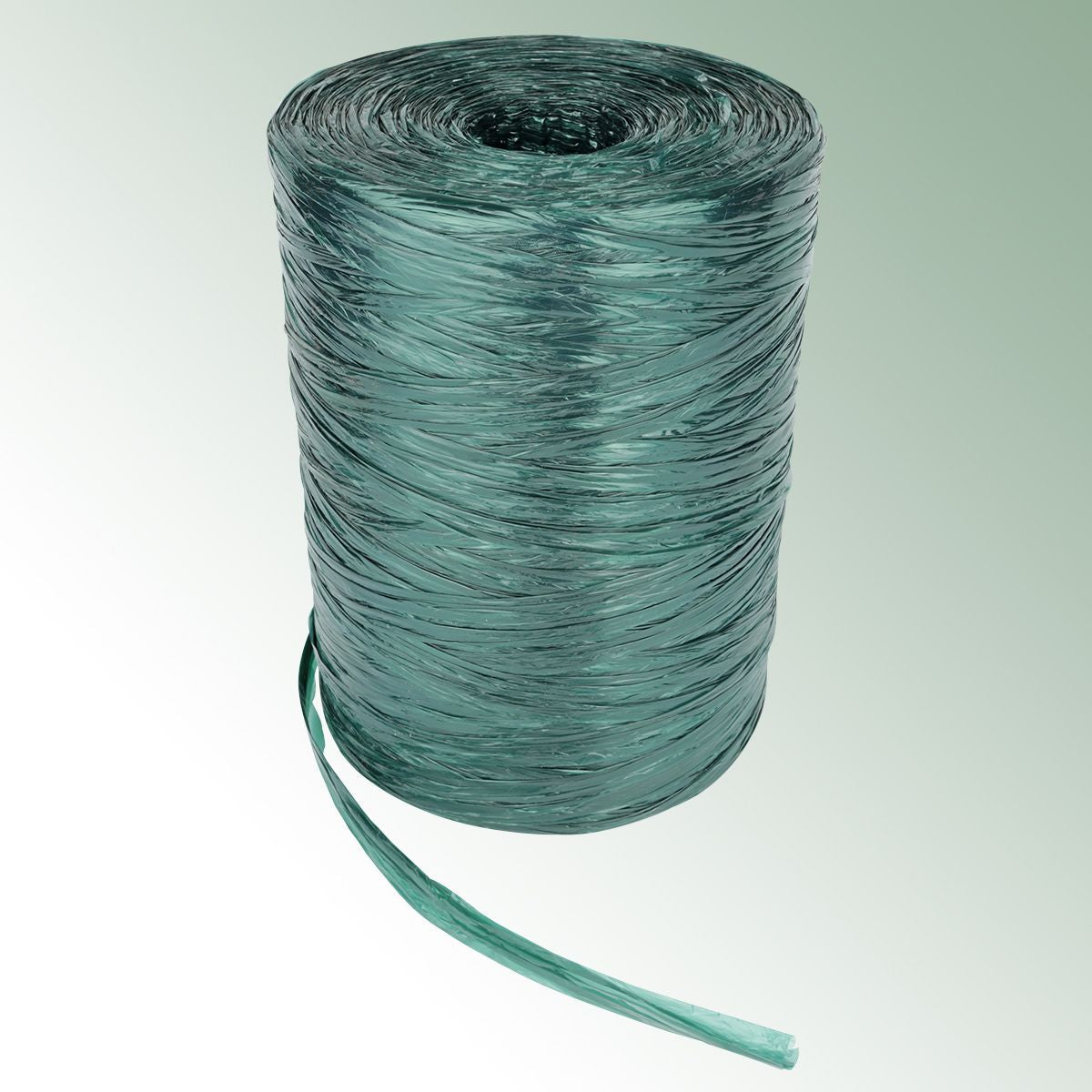 Tying Ribbon green roll = 1500 m made from Polythene