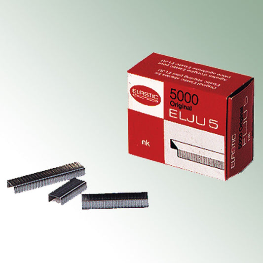Elju 5 staples for Elju Plier Stapler packet = 5000 units