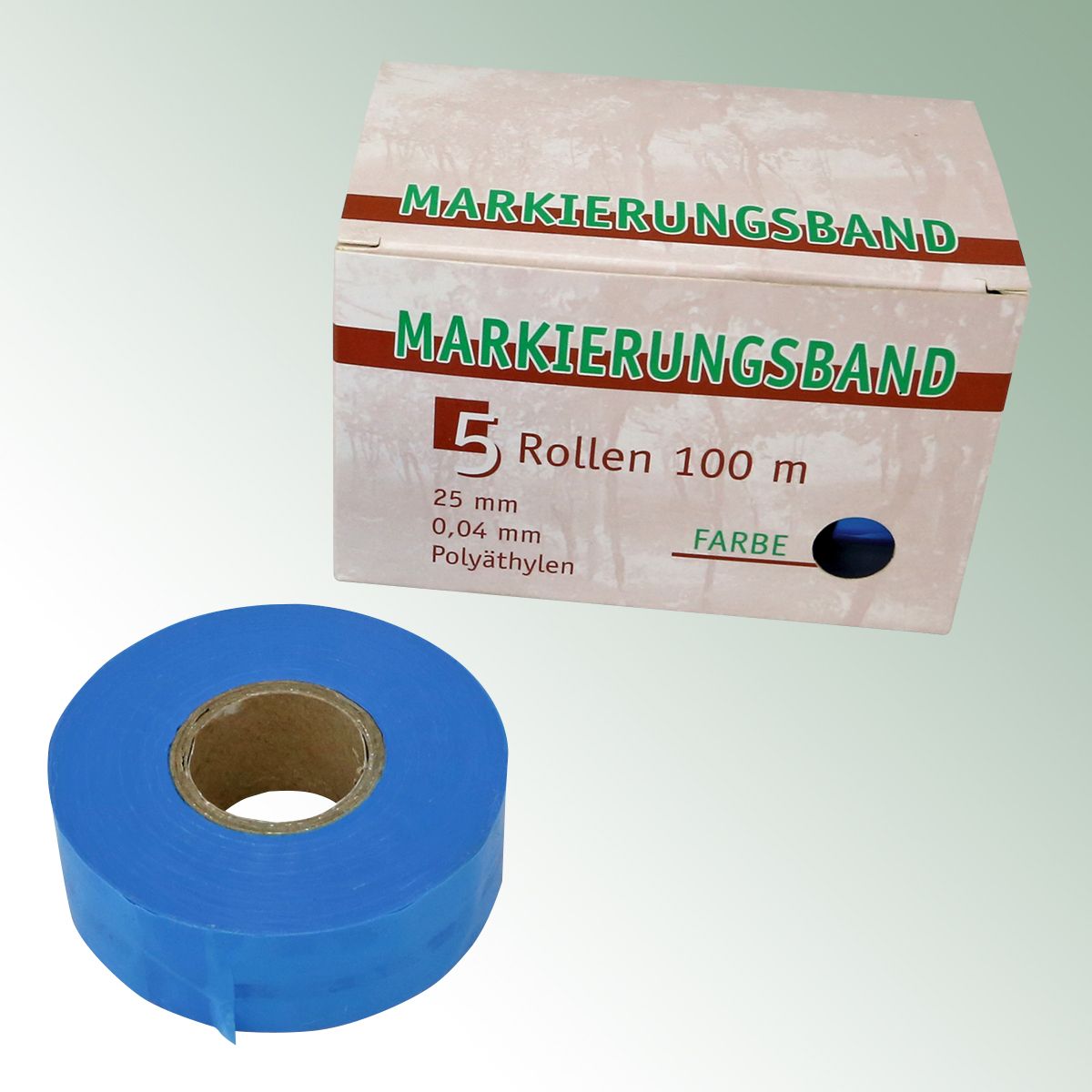 Marking Tape 25mm Blue Roll = 100 m