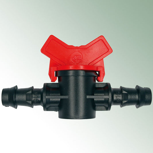 Barbed In-Line Valve 16 x 16 mm for Pipe