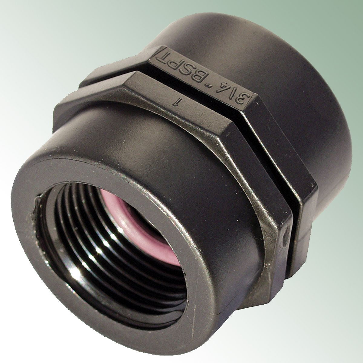 Threaded Socket 3/4 Plastic with O-Ring