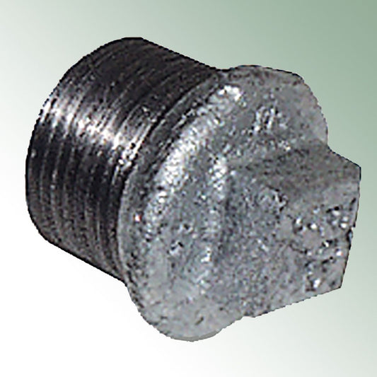 End Cap, Galvanised 3/4" - Male Thread