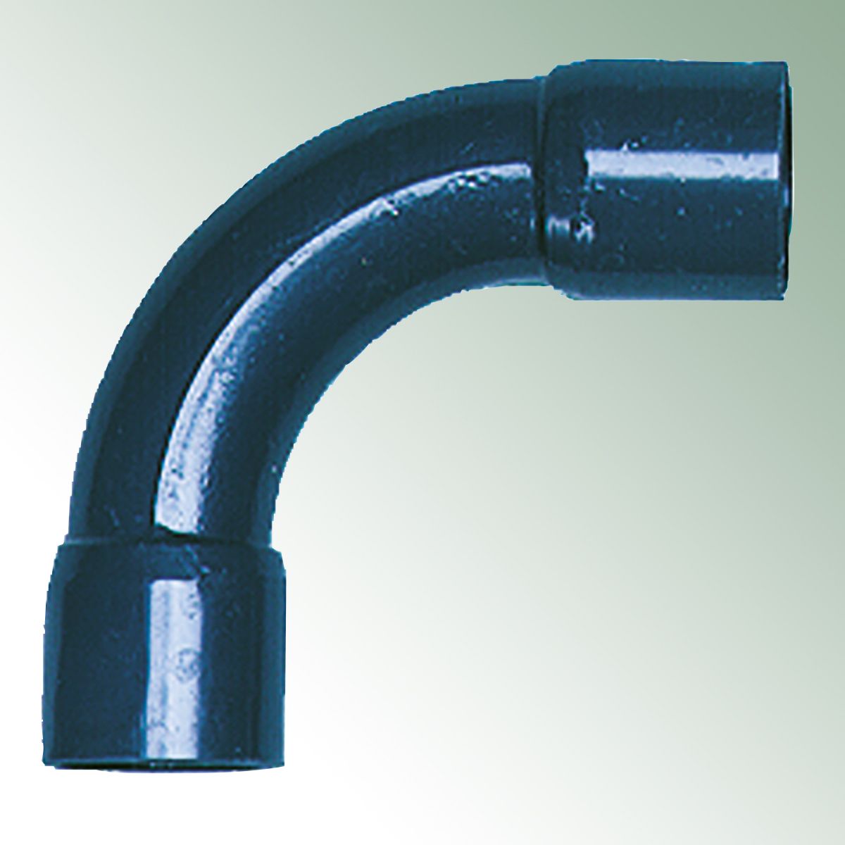 PVC Angled Pipe 90 with 2 Adhesive Sockets