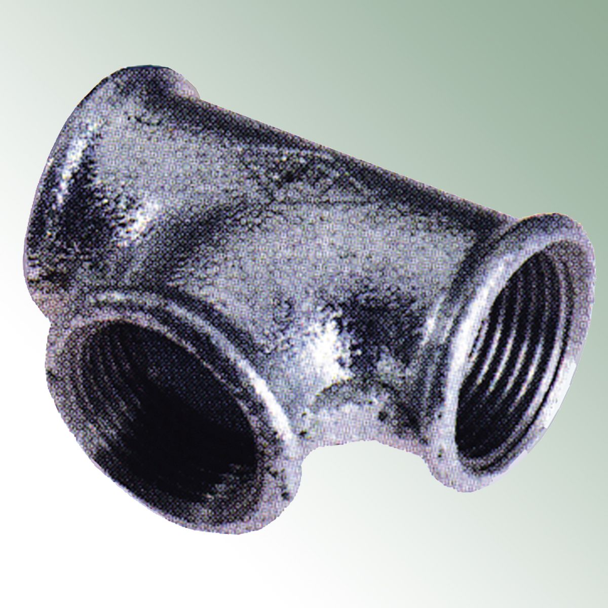 Tee, Galvanised 1" - Female Thread