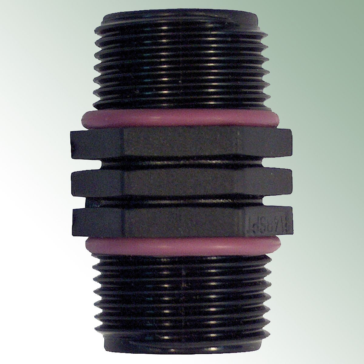 Threaded Nipple 3/4 Plastic with O-Ring