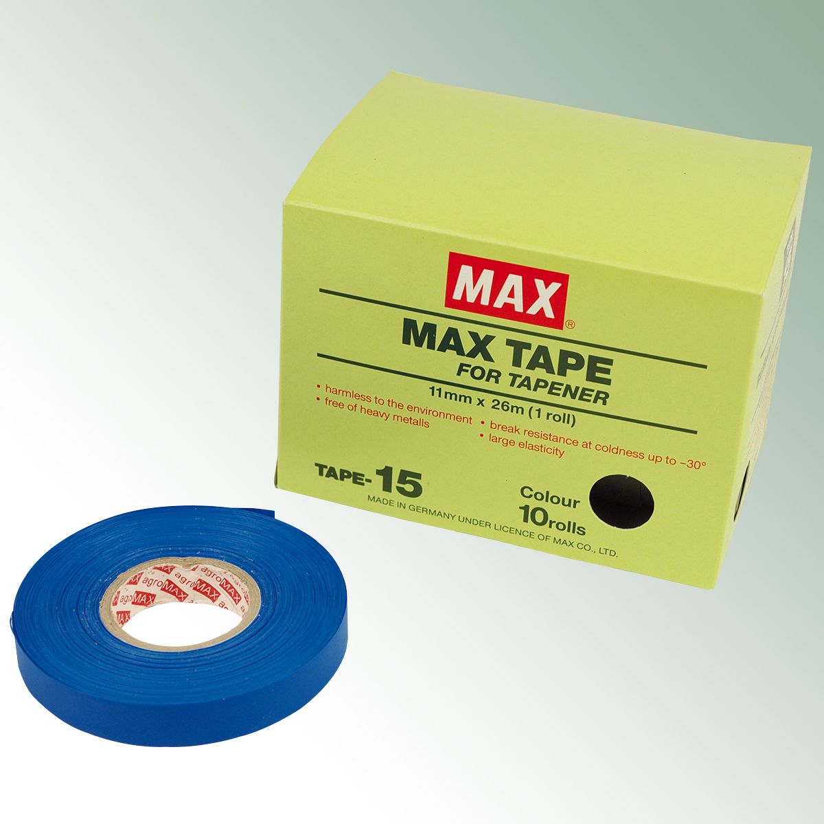 Plastic Ribbon HTB-NL 0,15 blue, roll = 26 m