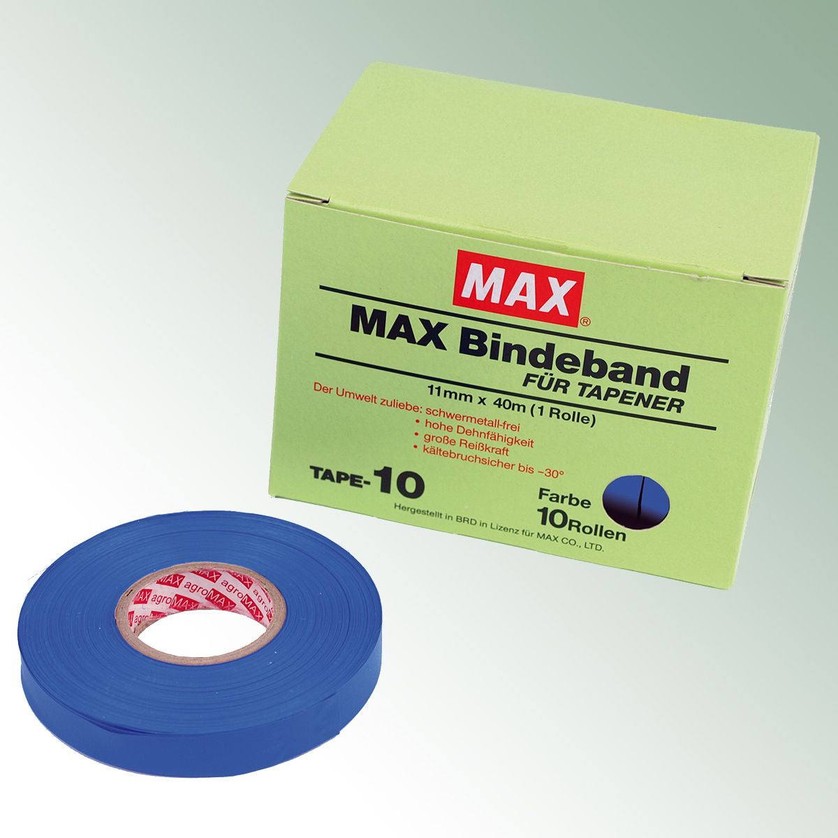 Plastic Ribbon HTB-NL/HTR 0,10 blue, roll = 40 m