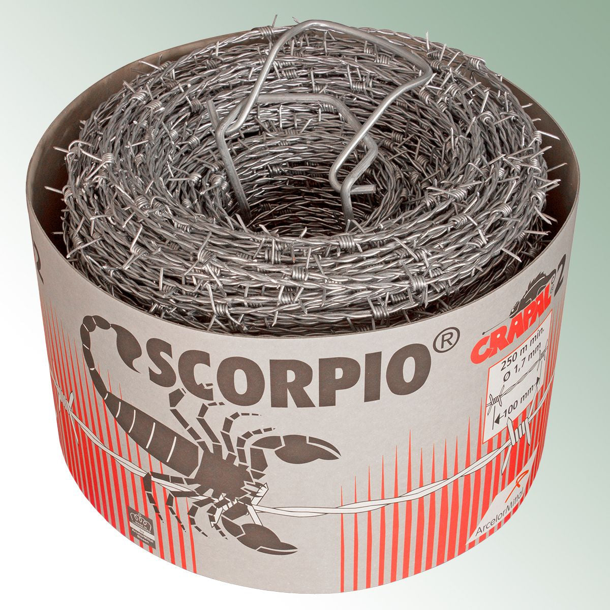 Barbed Wire galvanised, double wire Roll = 250 m
