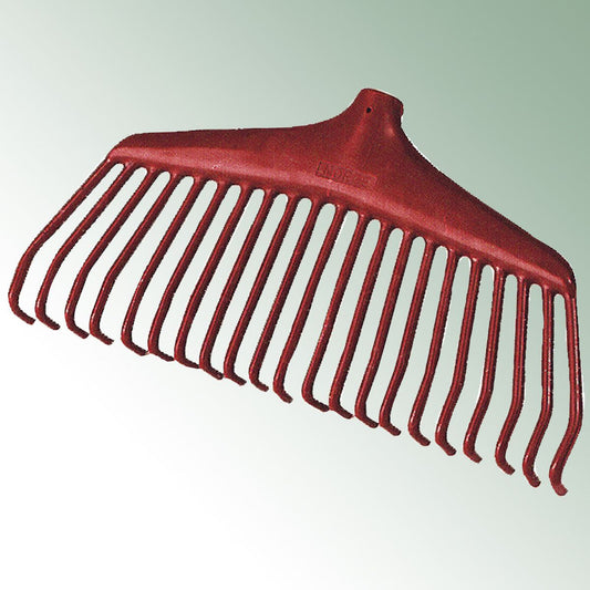 Nylon Lawn Rake without handle Red