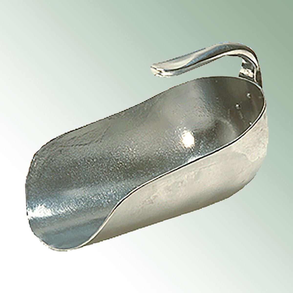 Shovel handle points inward 30 cm, made from aluminium