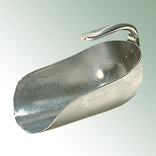 Shovel handle points inward 30 cm, made from aluminium