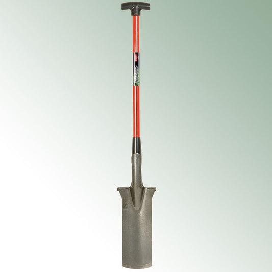 Polet grubbing spade T-grip with fibre glass handle