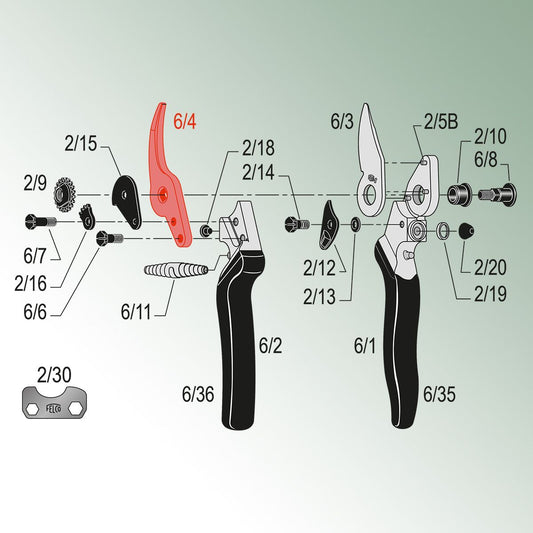Felco Counterblade for Model 6, 12