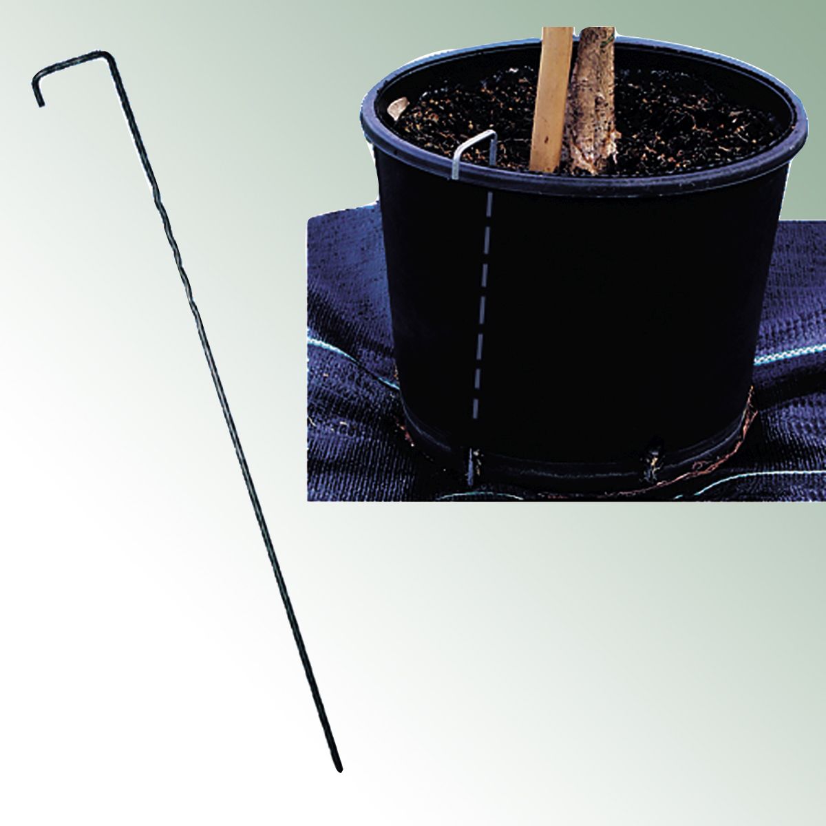 Container Pegs 70,0 cm packet = 100 pieces thickness 6 mm