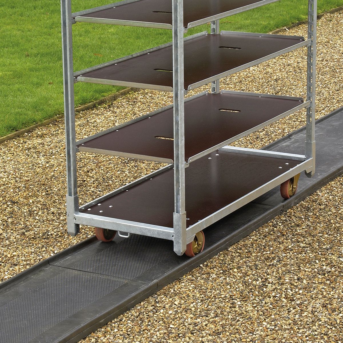 Danish Trolley Track length x width: 1200 x 540 mm – PG Horticulture Ltd