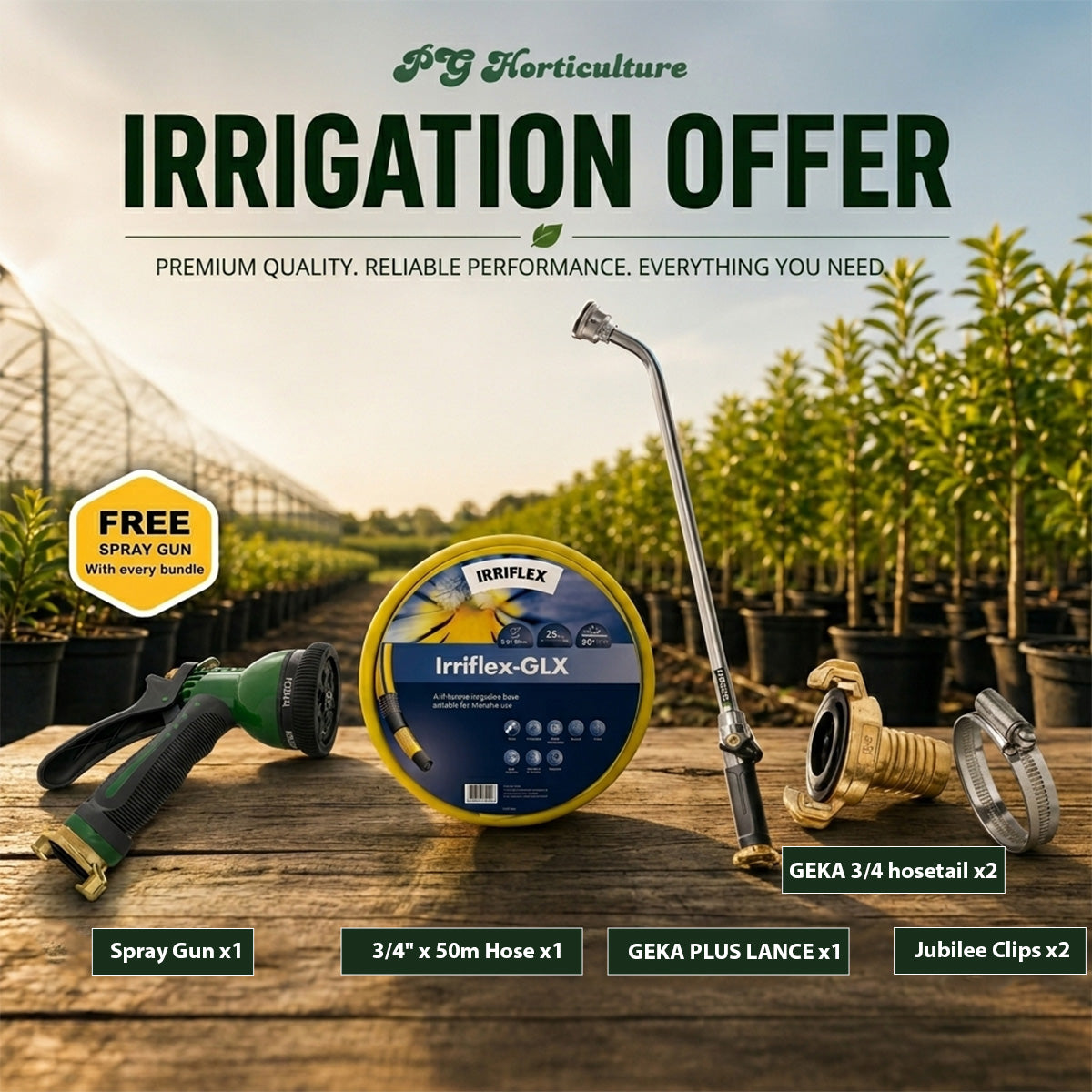 GEKA Lance Irrigation Bundle