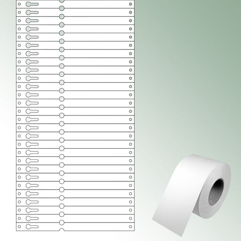 Loop Labels 180x12,75mm white, unprinted No./roll = 1000 pieces – PG ...