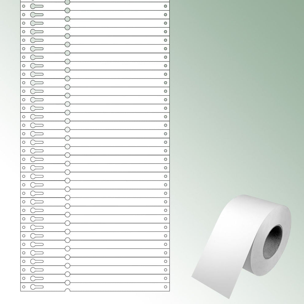 Loop Labels 220x12,75mm white, unprinted No./roll = 1000 pieces – PG ...