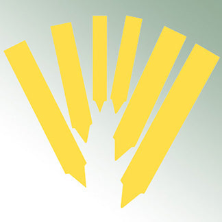 Stick Labels 15x1,6 cm yellow, unprinted No./pack = 500 pieces