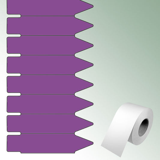 TT Stick Labels 75x17mm violet, unprinted No./roll = 2500 pieces