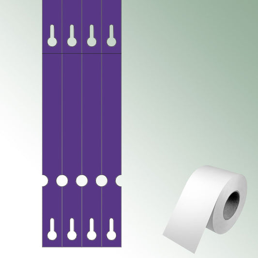 Opti-loops 250x25 violet, unprinted No./roll = 2000 pieces