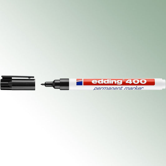 edding 400 permanent marker Black