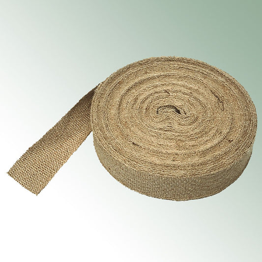 Jute Tree Strap 45 mm wide roll = 50 m natural-coloured,biodegradable