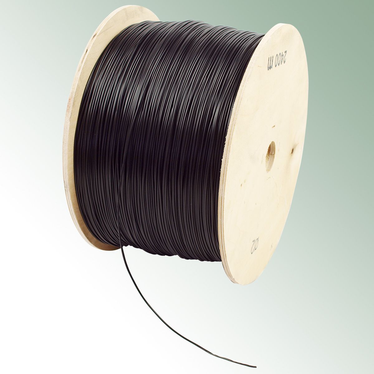 tying tube 2 mm jumbo roll roll length = 2400 m black