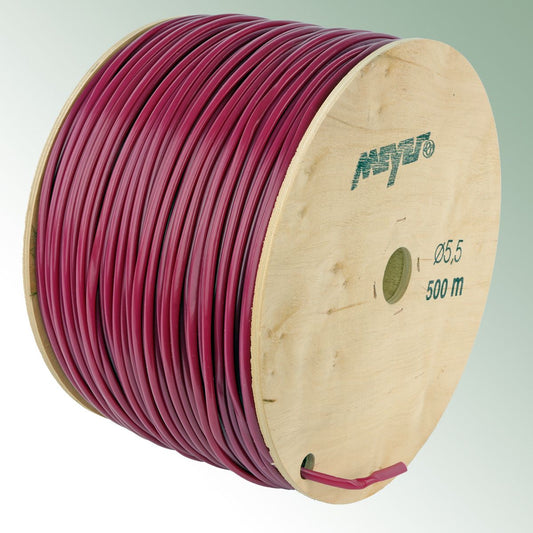 HollowTwine 5,5mm jumbo roll roll length = 500 m wine red