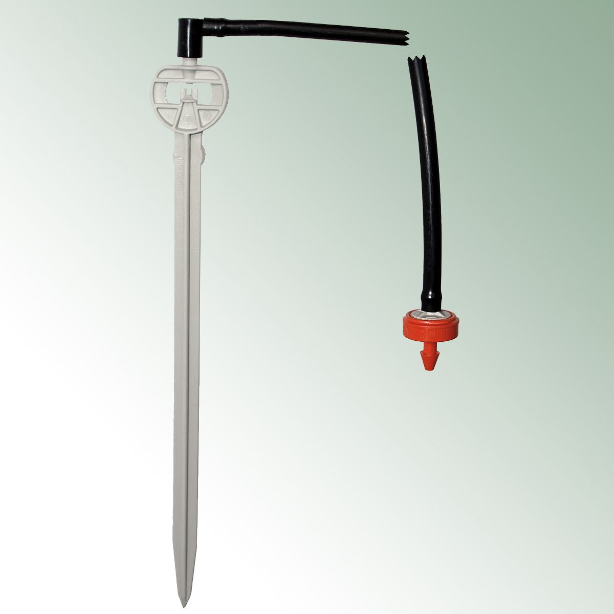 Two-Sided Spray Stake with PC Junior Dripper assembled