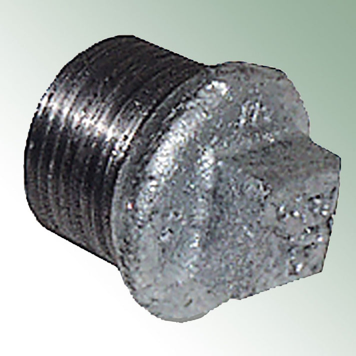 End Cap, Galvanised 3/4