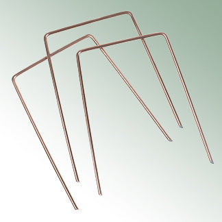 Metal fixing pegs bundle = 100 pieces height 15 cm, width 10 cm