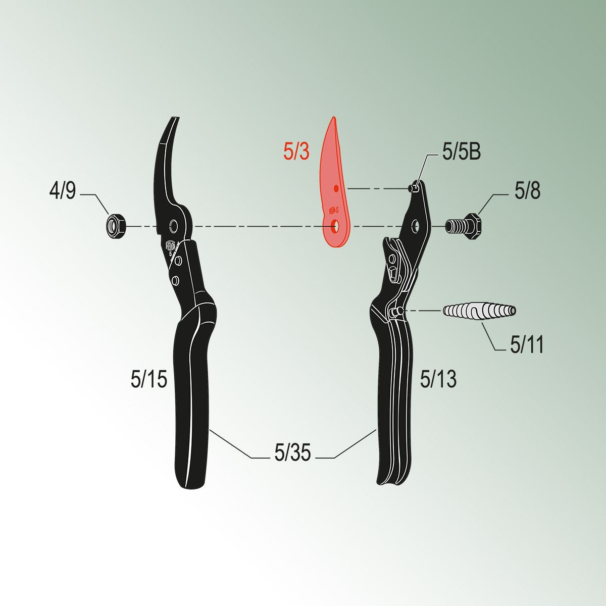 Felco Blade for Model 5