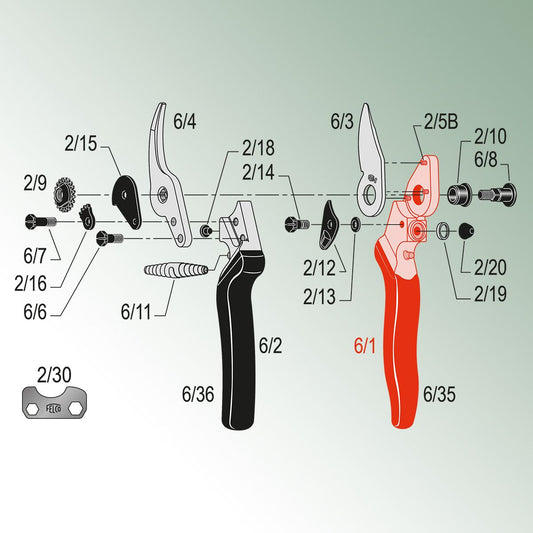 Felco Metal Handle for Model 6