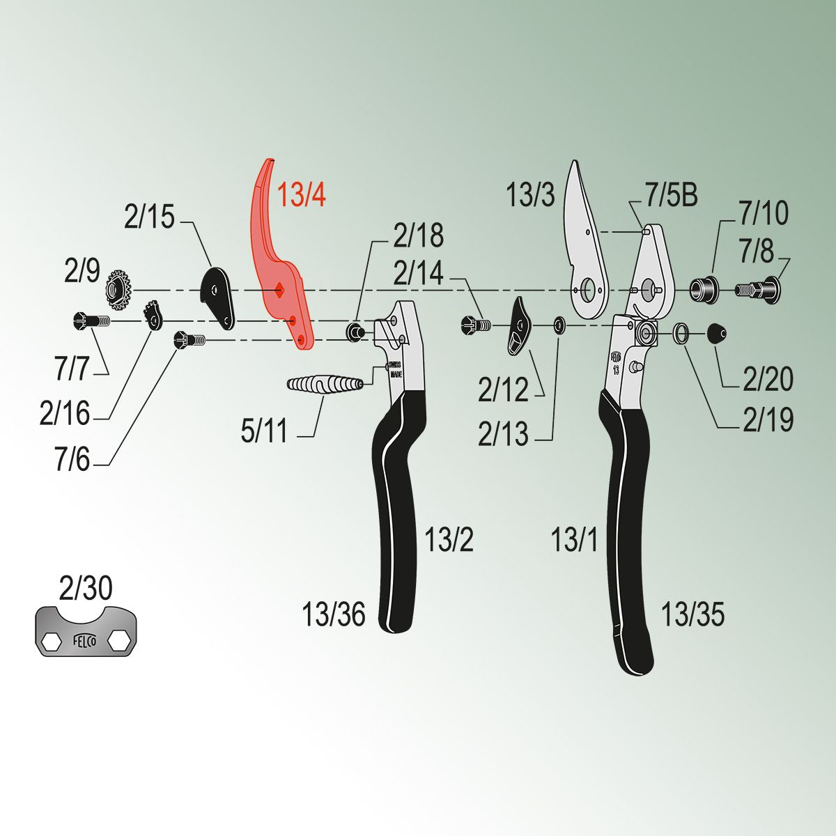 Felco Counterblade for Model 13