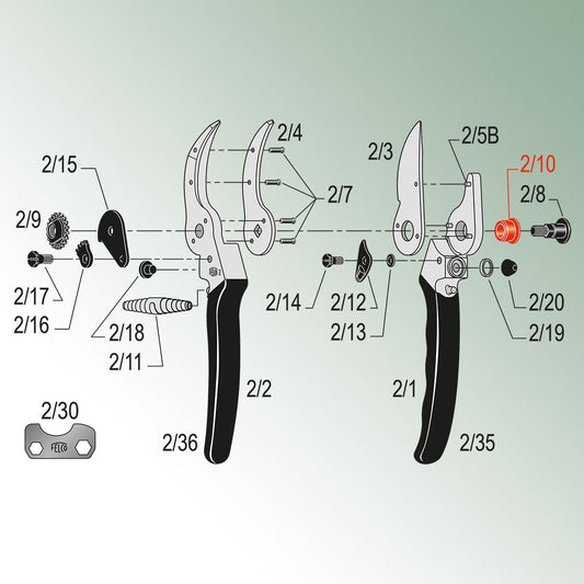 Felco Bush for Model 2, 4, 6, 11, 12