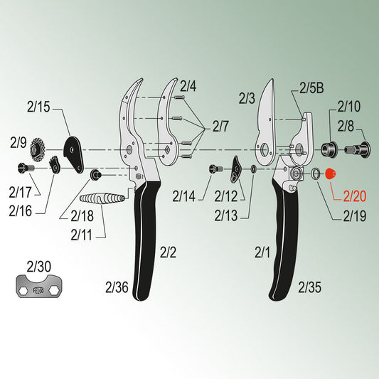 Felco Shock Absorber for Model 2,6,7,8,9,10,11,12,13