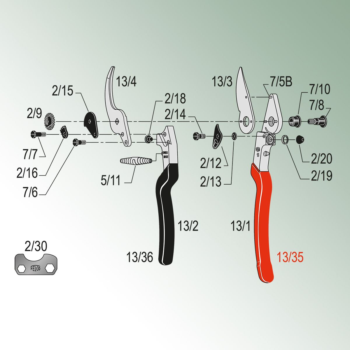 Felco Cover for Blade Handle for Model 13