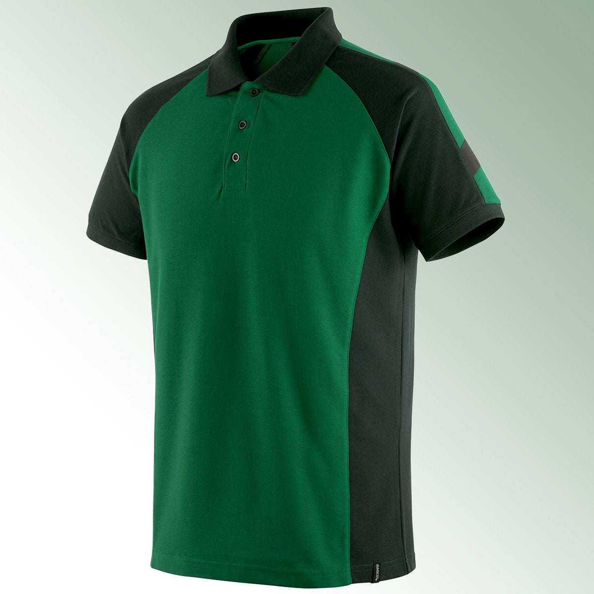 Polo Shirt Bottrop, Size M Green / Black 