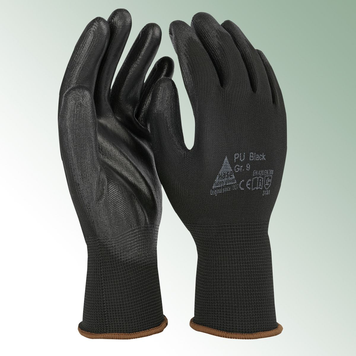 Gloves - PU Black -Size 7