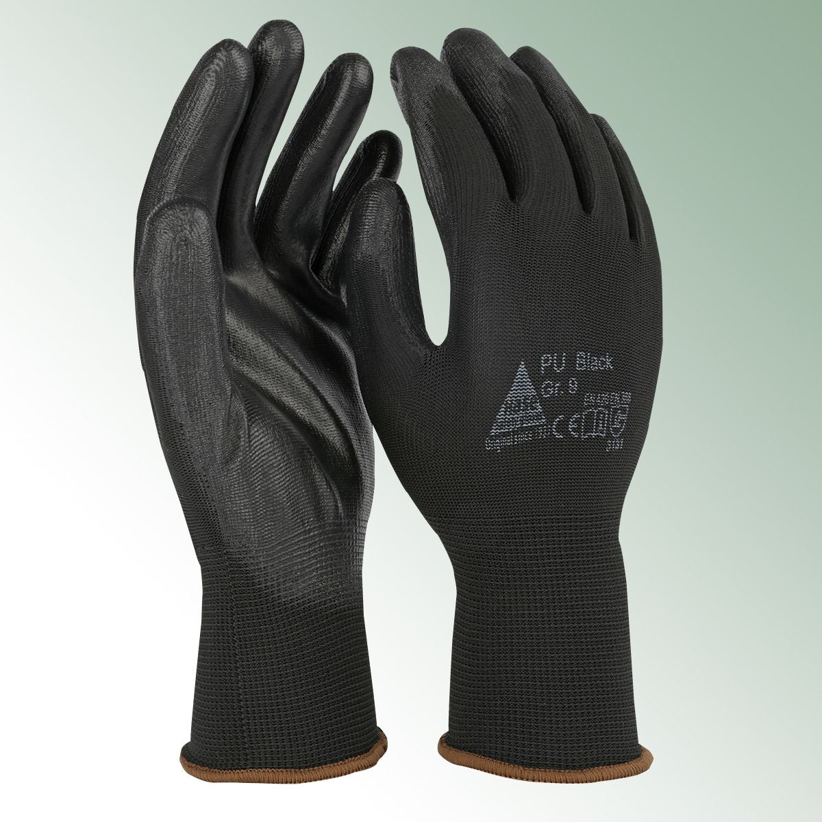 Gloves - PU Black -Size 10