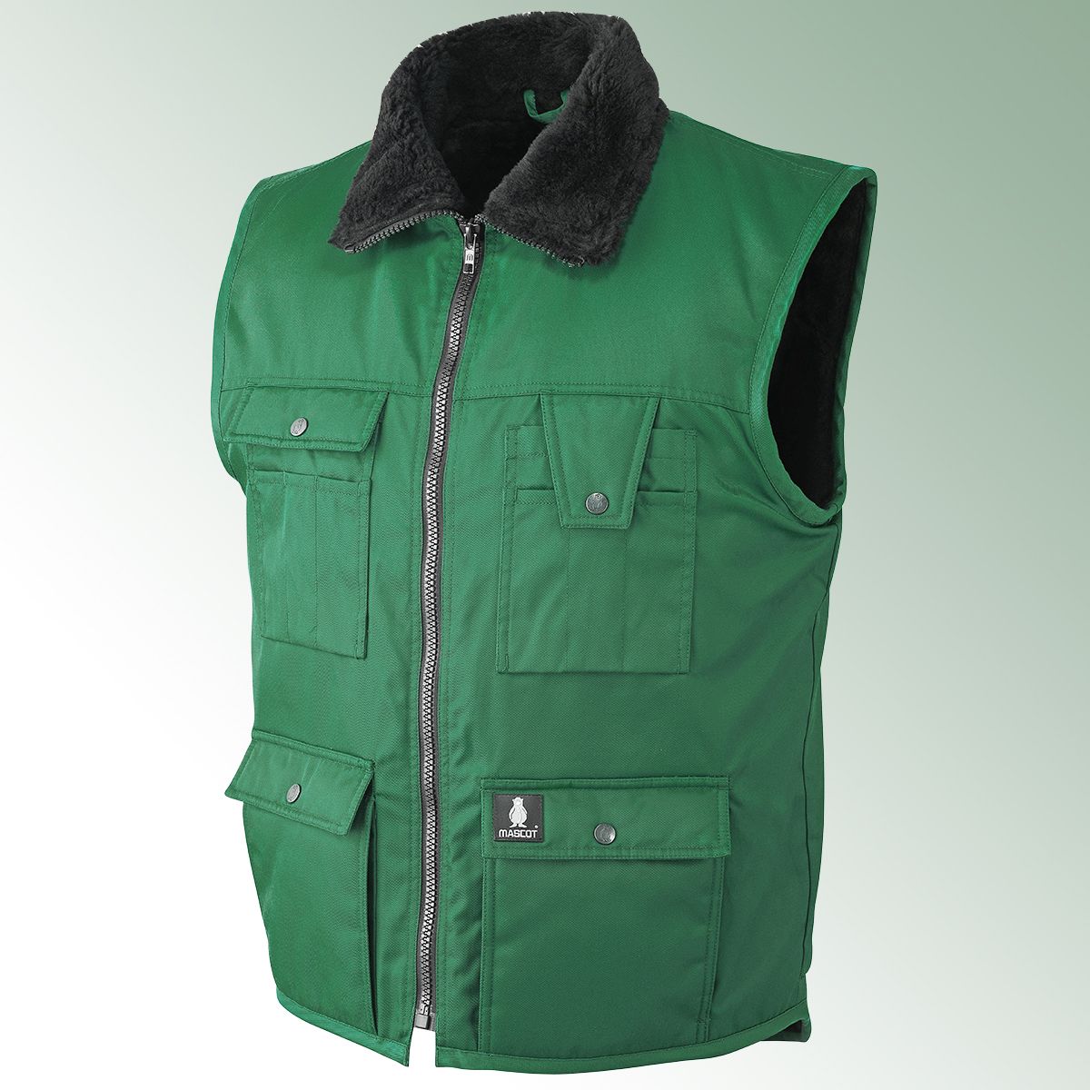 Winter waistcoat Solden size 2XL green