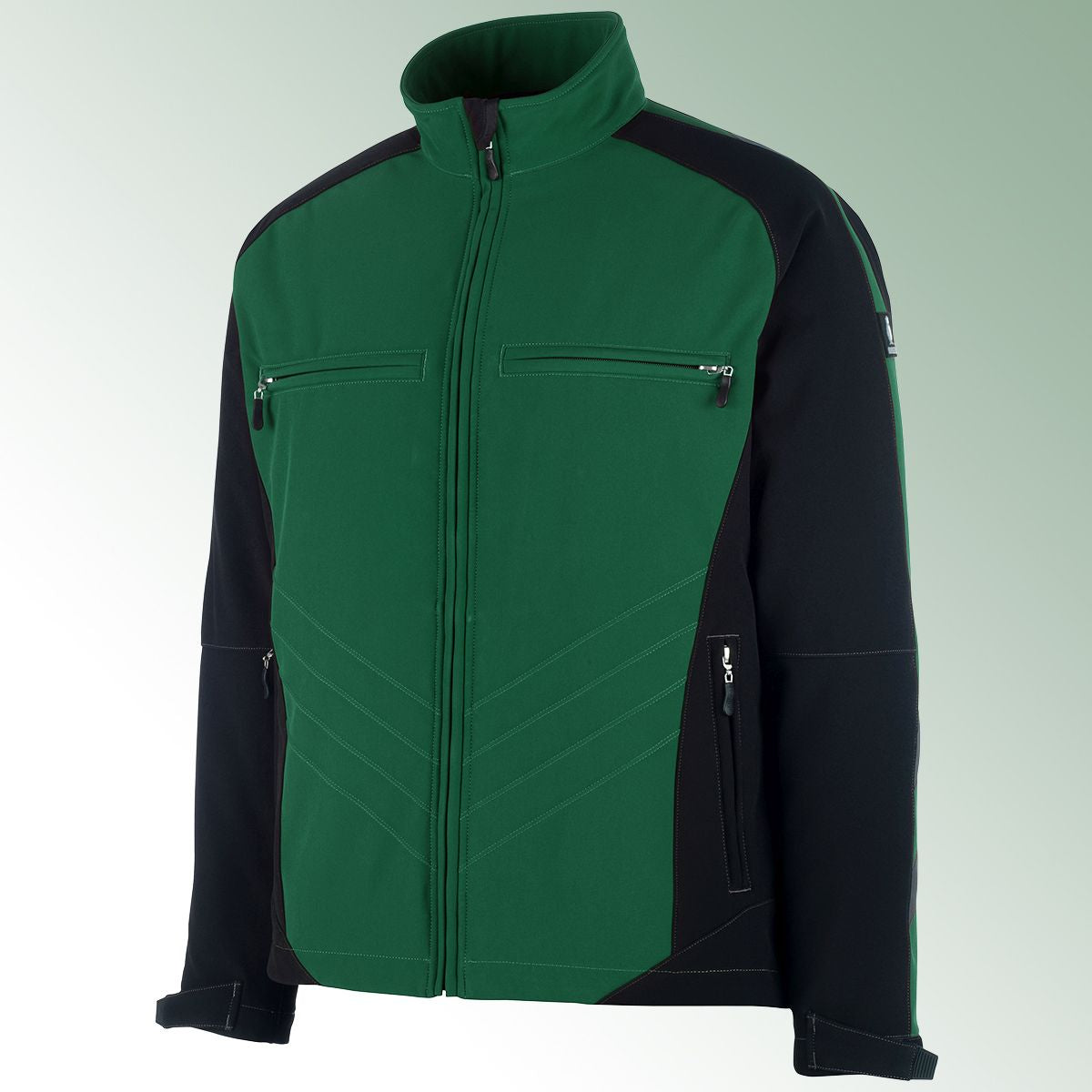 Softshell Dresden Jacket Size 2XL Green / Black