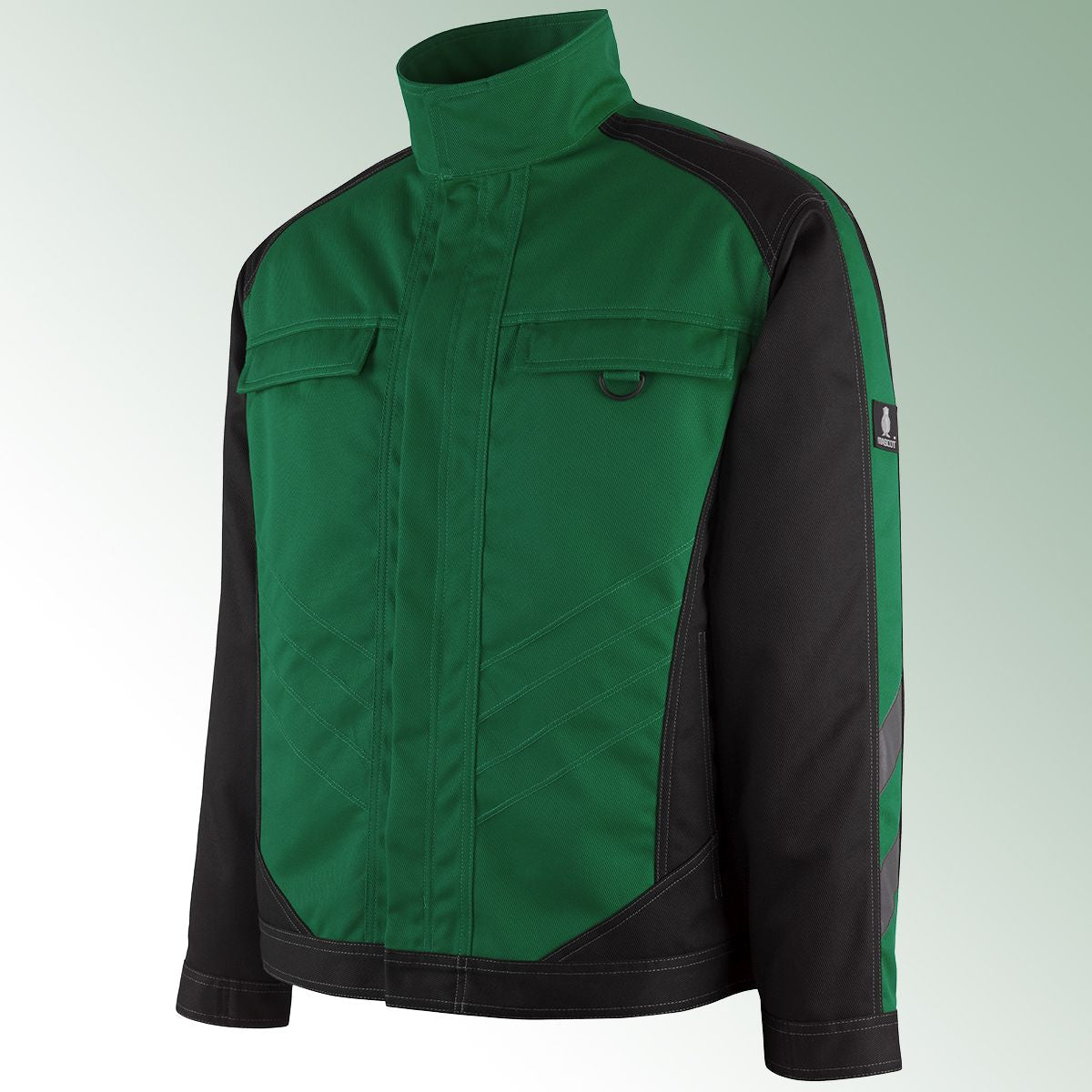 Work Jacket Fulda Size L Green / Black