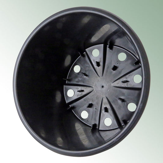 Plant Container 15 Ltr Shallow Pallet = 520 Pieces B L A C K