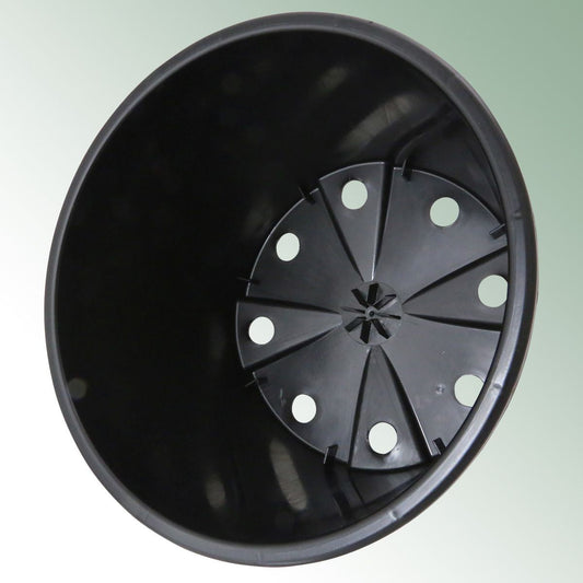 Plant Container 20 Ltr Shallow Pallet = 500 Pieces B L A C K